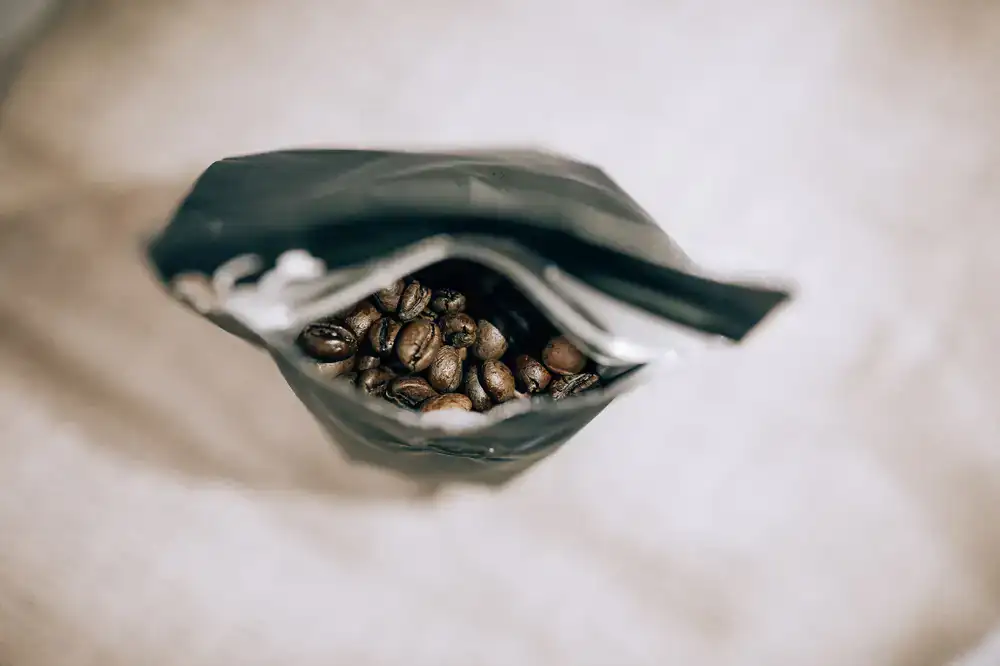 Rows of freshly packed Roastbird Coffee bags